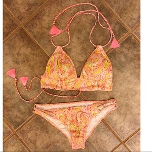 LIKE NEW Victoria Secret Metallic Babe Bikini